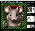 Happy Kris Mouse 09 - 3D Decoupage kit + Insert & Gift Tag