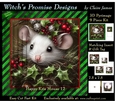 Happy Kris Mouse 12 - 3D Pyramid kit + Insert & Gift Tag