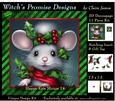 Happy Kris Mouse 14 - 3D Decoupage kit + Insert & Gift Tag