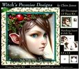 Yule Tide Elf 2 - 3D Decoupage kit + Insert & Gift Tag