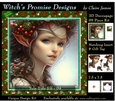 Yule Tide Elf 4  (Dark) - 3D Decoupage kit + Insert & Gift Tag