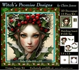 Yule Tide Elf 5 (Dark) - 3D Decoupage kit + Insert & Gift Tag