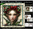 Yule Tide Elf 5 - 3D Decoupage kit + Insert & Gift Tag