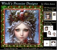 Yule Tide Elf 7 (Dark) - 3D Decoupage kit + Insert & Gift Tag