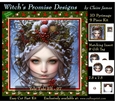 Yule Tide Elf 7 (Dark) - 3D Pyramid kit + Insert & Gift Tag