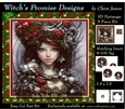 Yule Tide Elf 8 (Dark) - 3D Pyramid kit + Insert & Gift Tag
