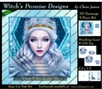 Queen of Winter, Snow & Ice 2 - 3D Pyramid kit + Insert & Gift Tag