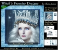 Queen of Winter, Snow & Ice 3 - 3D Decoupage kit + Insert & Gift Tag