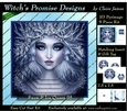 Queen of Winter, Snow & Ice 5 - 3D Pyramid kit + Insert & Gift Tag
