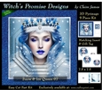 Queen of Winter, Snow & Ice 7 - 3D Pyramid kit + Insert & Gift Tag