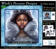 Queen of Winter, Snow & Ice 4 - 3D Decoupage kit + Insert & Gift Tag