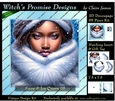 Queen of Winter, Snow & Ice 8 - 3D Decoupage kit + Insert & Gift Tag