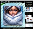 Queen of Winter, Snow & Ice 8 - 3D Pyramid kit + Insert & Gift Tag