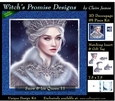 Queen of Winter, Snow & Ice 11 - 3D Decoupage kit + Insert & Gift Tag