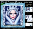 Queen of Winter, Snow & Ice 13 - 3D Decoupage kit + Insert & Gift Tag