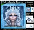 Queen of Winter, Snow & Ice 14 - 3D Pyramid kit + Insert & Gift Tag