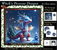 Yule Snow Dragon 01 - 3D Pyramid kit + Insert & Gift Tag