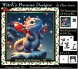 Yule Snow Dragon 02 - 3D Decoupage kit + Insert & Gift Tag