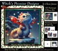Yule Snow Dragon 02 - 3D Pyramid kit + Insert & Gift Tag