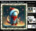 Yule Snow Dragon 11 - 3D Pyramid kit + Insert & Gift Tag