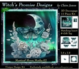 Mystical Moon Moths 2 - 3D Decoupage kit + Insert & Gift Tag