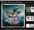 Mystical Moon Moths 5 - 3D Decoupage kit + Insert & Gift Tag