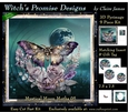 Mystical Moon Moths 5 - 3D Pyramid kit + Insert & Gift Tag