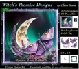Mystical Moon Moths 6 - 3D Decoupage kit + Insert & Gift Tag