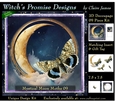 Mystical Moon Moths 9 - 3D Decoupage kit + Insert & Gift Tag