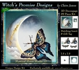 Mystical Moon Moths 10 - 3D Decoupage kit + Insert & Gift Tag