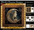 Moon Goddess 02 - 3D Pyramid kit + Insert & Gift Tag (7.5 x 7.5)
