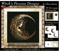 Moon Goddess 11 - 3D Decoupage kit + Insert & Gift Tag (7.5 x 7.5)
