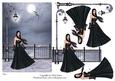 Promenade Ii Gothic Sea Breeze Lady in Black + Decoupage