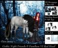 Gothic Night Friends & Familiars Vi Red Head Kit +insert Tag