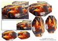 Vintage Car Orange + Gift Tag Quick Fix Fathers Day Pyrimage