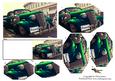 Vintage Green Car Passed Plate & Keys + Gift Tag Pyrimage