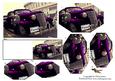 Vintage Purple Car Passed Plate & Keys + Gift Tag Pyrimage