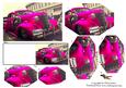 Vintage Pink Car Passed Plate & Keys + Gift Tag Pyrimage