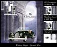 Winter Magic - Morris Vintage Car 3D Decoupage Insert & Tag