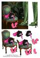 Pinky Boots! for the Love of Shoes 3D Decoupage