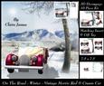 On the Road - Winter - Classic Morris Red & Cream Insert+tag