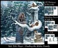 Yule Tide Magic - Feeding the Robin Family Pyrimage Insert +
