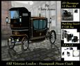 Old Victorian London - Steampunk Steam Coach 2 +insert & Tag