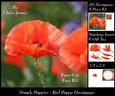 Simply Poppies - Red Poppy 3D Decoupage + Insert & Tag