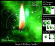 Magical Wishing Candle 4 - Send Someone a Wish Pyrimage/pyramid + Insert & Tag