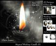 Magical Wishing Candle 9- Send Someone a Wish Pyrimage/pyramid + Insert & Tag