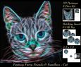 Fantasy Furry Friends & Familiars-electric Fantasy Cat +tag+