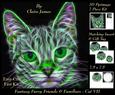 Fantasy Furry Friends & Familiars-electric Fantasy Cat7 Tag+