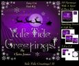 Simply Yule Tide Greetings! Twisted Pyrimage 2 +insert & Tag