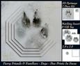 Furry Friends & Familiars - Dogs - Paw Prints in the Snow +
